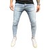 Light Blue Water Washed Mens Skinny Jeans Light Blue Water Washed Mens Skinny Jeans