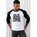 Black OLD LIVES MATTER Color Block Long Sleeve Top