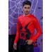 Men's Halloween Miko Print Long Sleeve Knit T-shirt