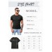 Gray Raised In The West Graphic Print Men's T-shirt Gray Raised In The West Graphic Print Men's T-shirt