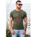 Green Vintage USA Flag 1776 Patriotic Mens T Shirt Green Vintage USA Flag 1776 Patriotic Mens T Shirt