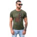 Green Vintage USA Flag 1776 Patriotic Mens T Shirt Green Vintage USA Flag 1776 Patriotic Mens T Shirt