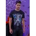 Halloween Skeleton 3D Print Short Sleeve Men's Graphic Tee Halloween Skeleton 3D Print Short Sleeve Men's Graphic Tee