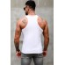 White American Flag Figure Print Men's Tank Top White American Flag Figure Print Men's Tank Top